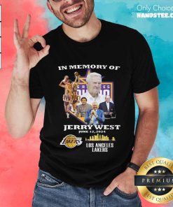 Original In Memory Of Jerry West Los Angeles Lakers 2024 T-Shirt