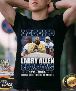 Original Legend Larry Allen 1971-2024 For The Memories T-Shirt