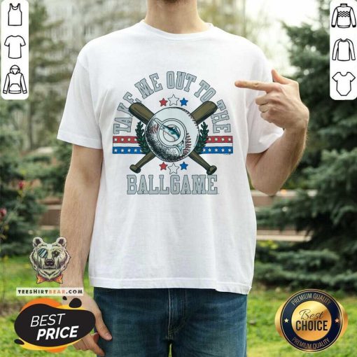Original Miami Marlins Take Me Out To The Ballgame T-Shirt