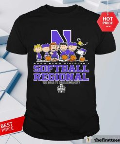 Original Peanuts 2024 NCAA Division I Northwestern Wildcats T-Shirt