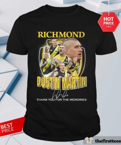 Original Rickmond Dustin Martin Thank You For The Memories T-Shirt