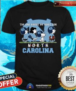 Original Snoopy Peanuts We Root For North Carolina T-Shirt
