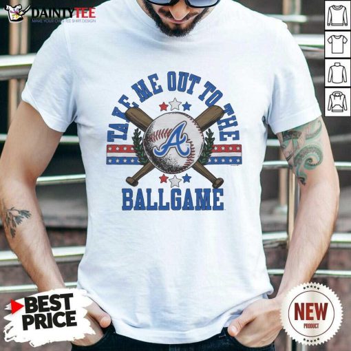 Premium Atlanta Braves Take Me Out To The Ballgame T-Shirt