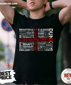 Premium BHAFC Dunk England Flag T-Shirt