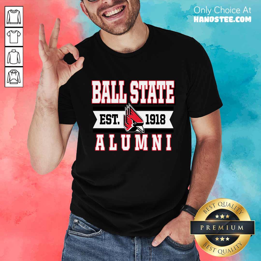 Shirt Premium BSU Cardinals Alumni Banner T-Shirt