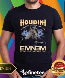 Premium Eminem Rap God Houdini The Death Of Slim Shady New Album T-Shirt