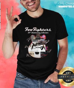 Premium Foo Fighters 30th Anniversary Collection Fan Love T-Shirt