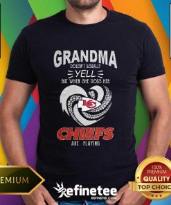 Premium Kansas City Chiefs Make My Grandma Yell T-Shirt