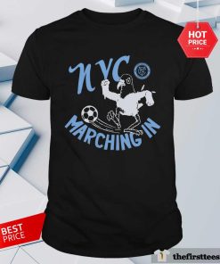 Premium New York City FC NYC Goes Marching In T-Shirt