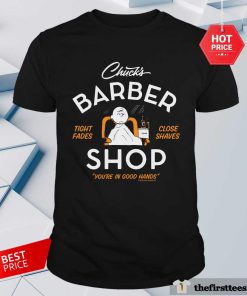 Premium Peanuts Chuck's Barber Shop T-Shirt
