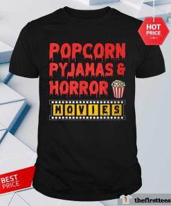 Premium Popcorn Pyjamas & Horror Movie T-Shirt
