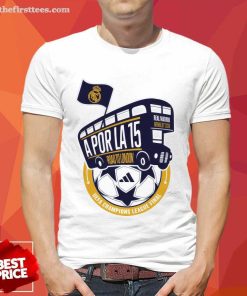 Premium Real Madrid 15 Road To Champions League 2024 Winner T-Shirt