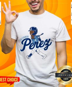 Premium Salvador Perez Caricature T-Shirt