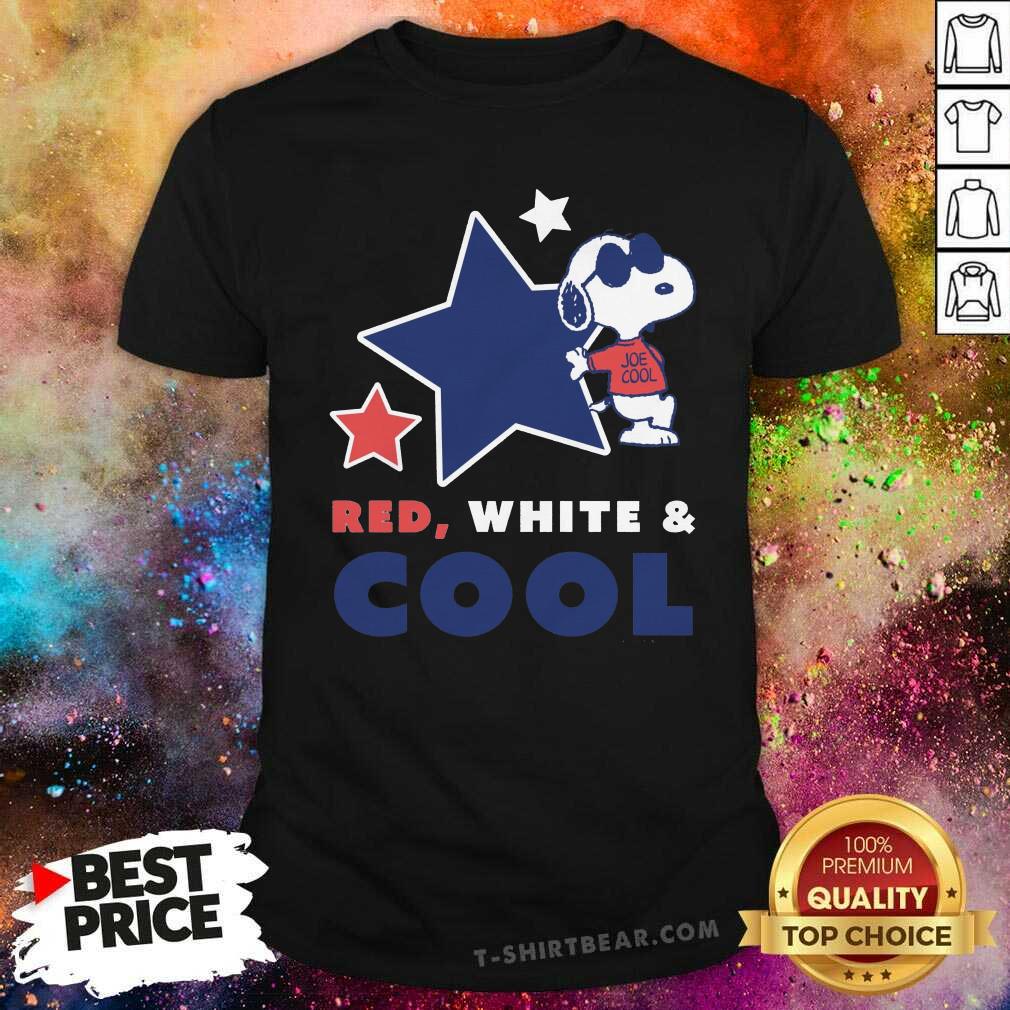 Shirt Premium Snoopy Joe Cool Red White & Cool T-Shirt