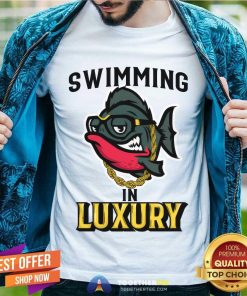 Premium Swimming In Luxury T-Shirt