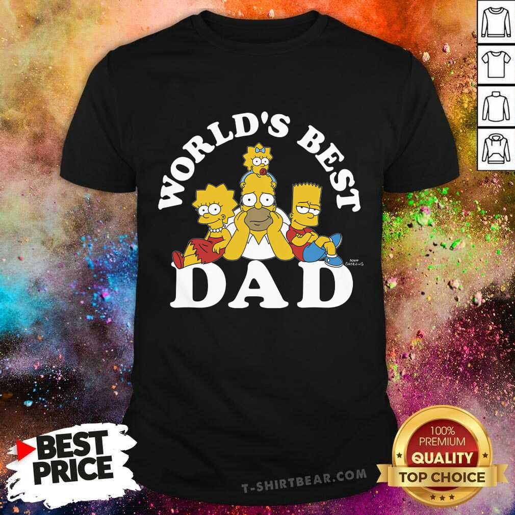 Shirt Premium The Simpsons World's Best Dad T-Shirt