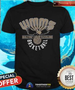 Premium WMMS 100.7 FM Cleveland Basketball T-Shirt