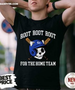 Pretty Baseball Kentucky Root Root Root For The Home Team T-Shirt