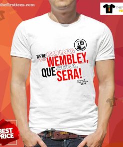 Pretty Crawley Town Football Club White Que Sera Sera Wembley T-Shirt