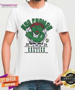 Pretty NBA x Grateful Dead 2024 Champs Celtics T-Shirt