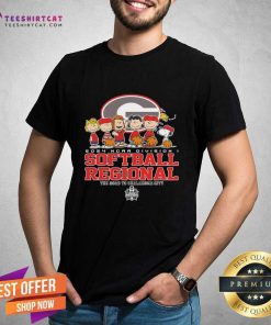 Pretty Peanuts 2024 NCAA Softball Regional Georgia Bulldogs T-Shirt