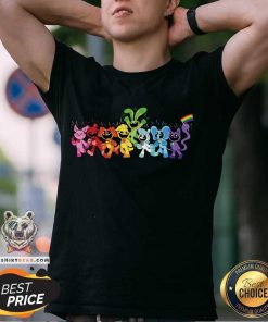 Pretty Poppy Playtime Smiling Critters Pride T-Shirt