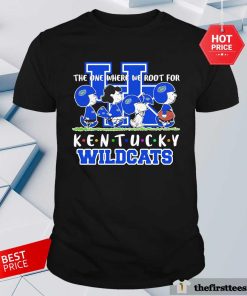 Pretty Snoopy Peanuts We Root For Kentucky Wildcat T-Shirt