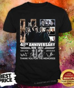 Pretty U2 Band 48th Anniversary 1976-2024 Signature T-Shirt