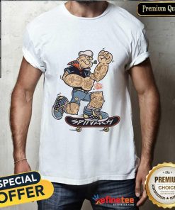 Awesome Popeye The Sailor Skateboard T-Shirt