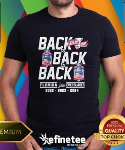 Top Florida Everblades Back To Back To Back Kelly Cup Champions T-Shirt