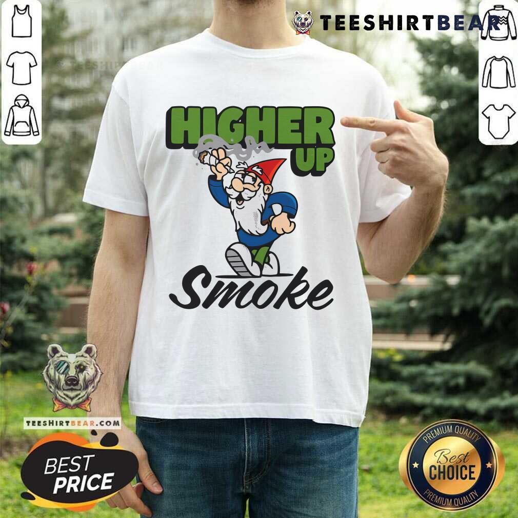 Shirt Top Higher Up Smoke Retro Gnome T-Shirt