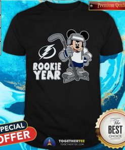Top Tampa Bay Lightning Mickey Disney Rookie Year T-Shirt