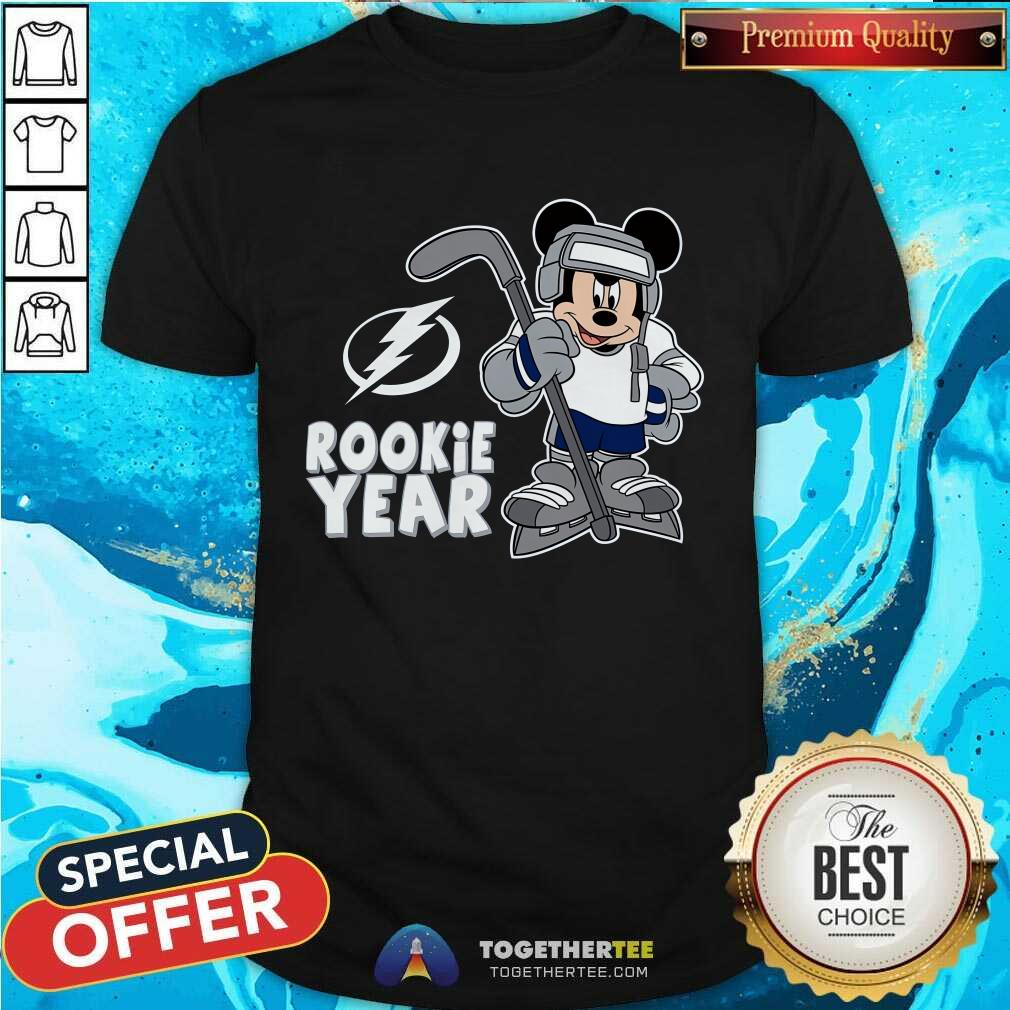 Shirt Top Tampa Bay Lightning Mickey Disney Rookie Year T-Shirt