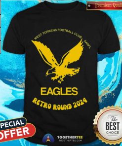 Top West Torrens Football Club Sanfl Eagles Retro Round 2024 T-Shirt