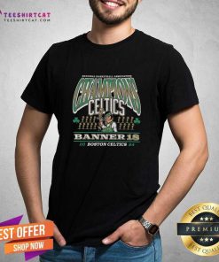 Awesome Basketball Association Champions 2024 Boston Celtics Banner 18 T-Shirt