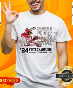Awesome Canfield Cardinals Softball State Champions T-Shirt