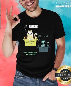 Awesome Cat I'm Alive And I'm Dead This Glows In The Dark T-Shirt