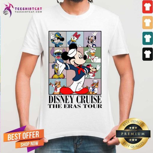 Awesome Disney Cruise The Eras Tour Mickey And Friends Family 2024 T-Shirt