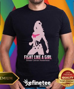 Awesome Fight Like A Girl Breast Cancer Awareness T-Shirt