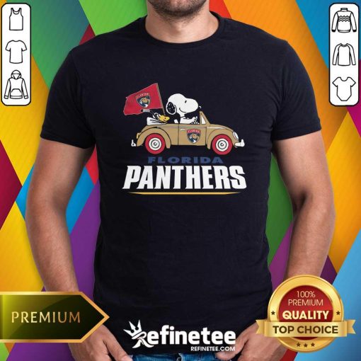Awesome Florida Panthers Love Stanley Cup Champions 2024 With Snoopy T-Shirt