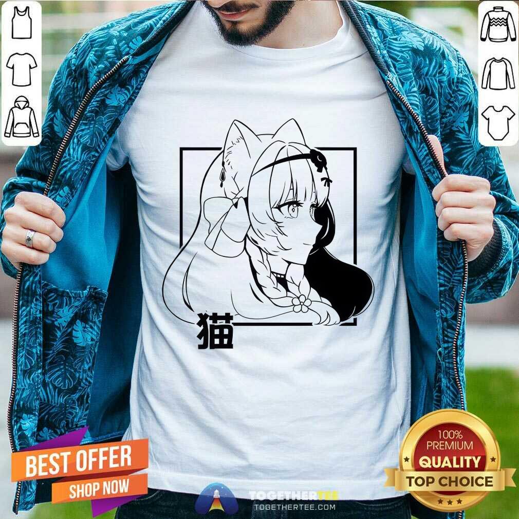 Shirt Awesome Neko Simple Streetwear T-Shirt