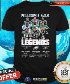 Awesome NFL Philadelphia Eagles American Football Team Legends T-Shirt