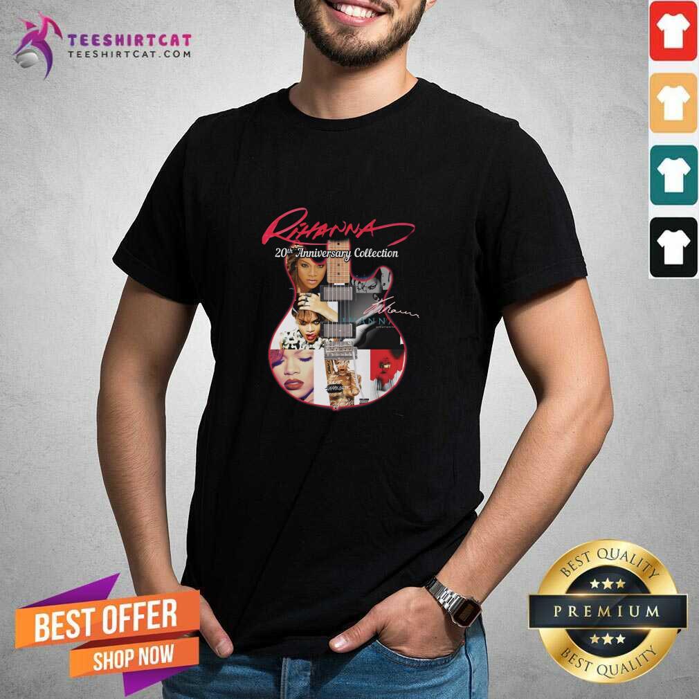 Shirt Awesome Rihanna 20th Anniversary Collection Signature T-Shirt
