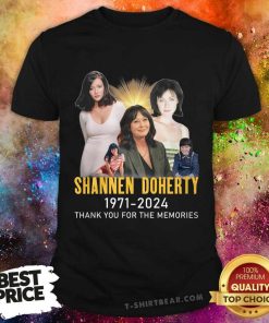 Awesome Shannen Doherty 1971-2024 Thank You For The Memories T-Shirt