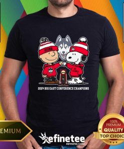 Awesome Snoopy Uconn Huskies 2024 Big East Conference Champions T-Shirt