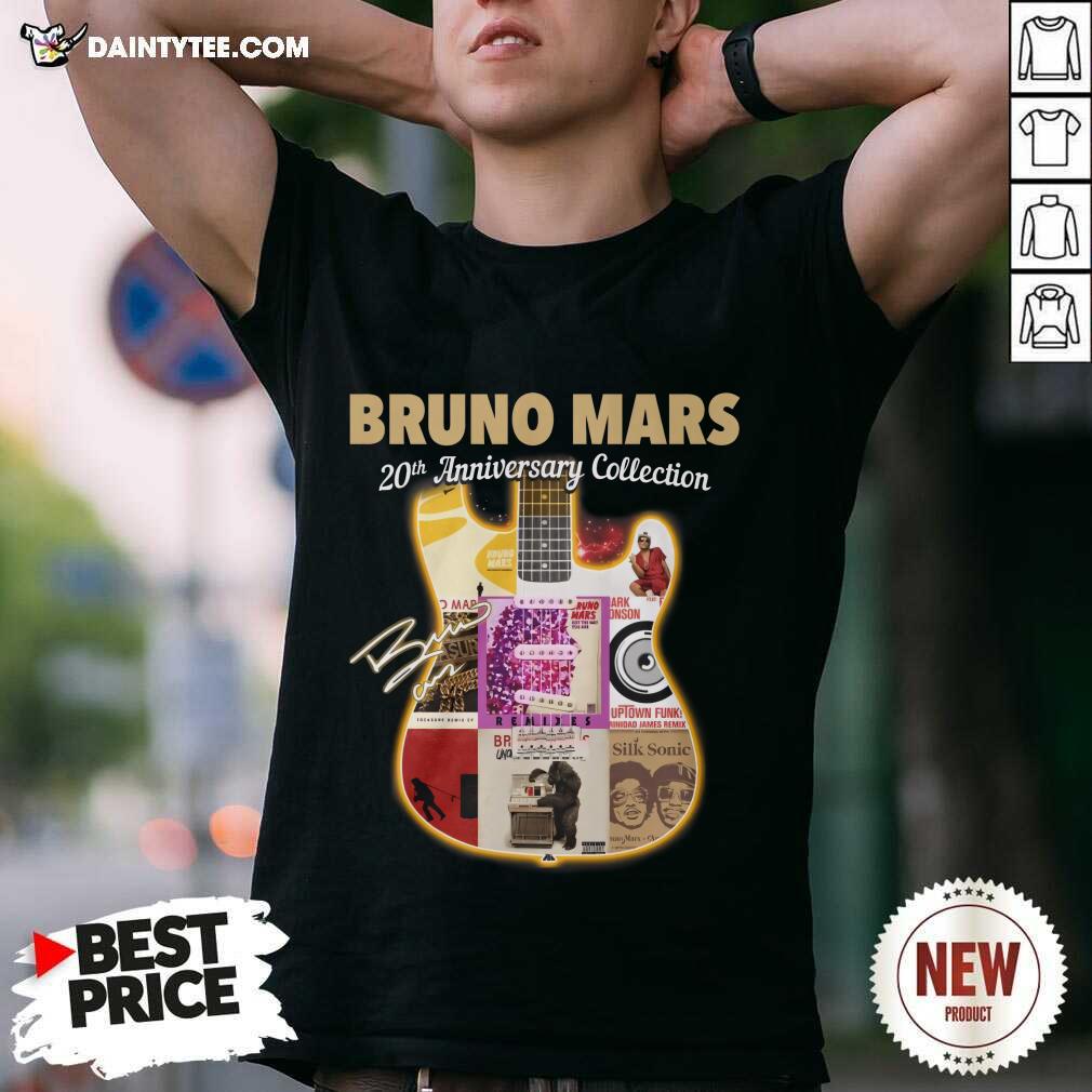 Shirt Funny Bruno Mars 20th Anniversary Collection T-Shirt