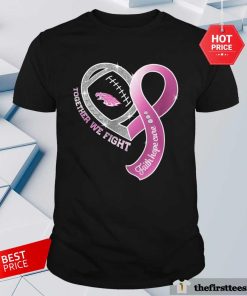Funny Philadelphia Eagles Together We Fight Cancer Faith Hope Cure T-Shirt