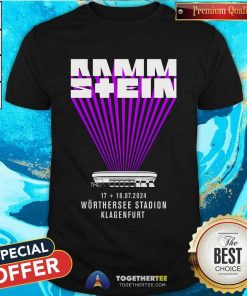 Funny Rammstein European Stadium Klagenfurt Tour 2024 Rock Band T-Shirt