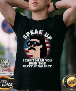 Funny Redneck American Flag USA Mullet T-Shirt