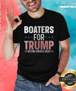 Good Boat Parade Trump Boaters For Trump Conservative T-Shirt
